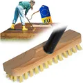 Produktbild: Novaliv Reinigungsbürste 20228-30654-1x, (1-tlg), Schrubber aus Holz mit Borsten Wischer mit Gewinde und Schraub- Stecks