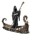 Produktbild: Figuren Shop GmbH Dekofigur Reaper Figur Fährmann – Sensenmann Statue Mythologie Dekoration 25 cm