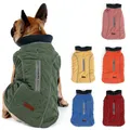 Produktbild: Reflektierend Hundejacke Brust 48-56cm, Rückenlänge 34cm Hundemantel Warm gep...