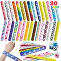 Produktbild: JOYIN 30 PCs Slap Armbänder, Kleine Mitbringsel für Kinder, Party Mitgebsel Kindergeburtstag ab 4 Jahre (30 Designs) Geburtstag Party Favours Pack, Kindergeburtstag Gastgeschenke, Ostern Korb Füller