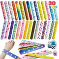 Produktbild: 30 PCs Slap Armbänder Kleine Mitbringsel für Kinder Party Mitgebsel Kinderge...