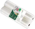 Produktbild: Bonsenkitchen Vakuumrollen 2 Rollen 20x600cm Vakuumierfolie - Profi Vakuumbeutel