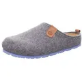 Produktbild: Rohde NAPOLI-H Pantoffel, Clog, Hausschuh, Homeslipper mit herausnehmbarer Innensohle grau 44 EU
