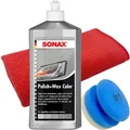 Produktbild: Autopolitur SONAX Polish+ Wax Color Silber 500ml  Auto Wax mit Applicator & Tuch