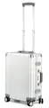 Produktbild: ALUMAXX 45170 Kabinentrolley Orbit, Handgepäck, Rollkoffer aus Aluminium, TSA Schloss, Trolleykoffer mit 4 doppelten 360° Leichtlaufrollen, Alukoffer ca. 54 cm, Silber, 54 x 40 x 20 cm