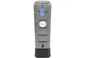 Produktbild: YourCasa Regentonne Regentonne [Tower] 120L mit Standfuss, Deckel & Wasserhahn Regenfass, 120 Liter, Eckig und Schmal, inkl. Sockel 39,6 x 118,6 cm