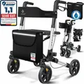 Produktbild: KESSER Rollator Gehwagen Gehhilfe klappbar Alu-Rollator Leicht Laufhilfe