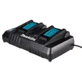 Produktbild: Makita Doppel-Schnellladegerät  DC18RD, Li-Ionen, 14,4–18 V L