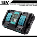 Produktbild: 14,4V~18V Doppel Ladegerät Für Makita DC18RD 2-fach Schnellladegerät 196933-6 DE
