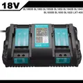 Produktbild: Doppel Ladegerät Für Makita DC18RD 2-fach Schnellladegerät 14,4V~18V 196933-6 DE