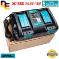 Produktbild: Für Makita Akku Doppel Schnellladegerät DC18RD Li-Ion Ladegerät DC18RC DC18RF DE