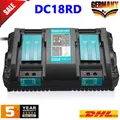 Produktbild: Doppel Ladegerät Für Makita DC18RD 2-fach Schnellladegerät 14,4V~18V 196933-6 DE