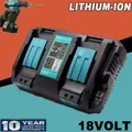 Produktbild: DC18RD Doppel Schnellladegerät Ladegerät Passt Für Makita 7,2-18,0V EU Stecker