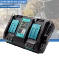 Produktbild: 2-18 DC18RD Doppel Schnellladegerät Ladegerät Passt Für Makita 7 0V EU Stecker