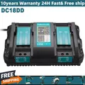 Produktbild: Doppel Ladegerät Für Makita DC18RD 2-fach Schnellladegerät 14,4V~18V 196933-6 DE