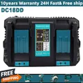 Produktbild: DC18RD Für Makita 14,4V / Akku Doppel Ladegerät Schnell 2-fach BL1850B BL1860B