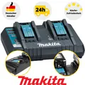 Produktbild: Makita DC18RD Doppel-Schnellladegerät 196933-6 Batteriekühlsystem Ladegerät Solo