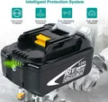 Produktbild: 6,0Ah Für Makita Ersatzakku BL1850B 18V BL1830B BL1860B BL1840 LXT400 Ladegerät