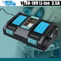 Produktbild: Original 14,4V~18V Doppel Ladegerät Für Makita 2-fach Schnellladegerät 196933-6