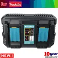 Produktbild: 14,4 - 18V Ladegerät Doppel für Makita Original BL1850 BL1860B Schnellladegerät