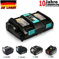 Produktbild: Ladegerät  Doppel für Makita 14,4 - 18V BL1850 SchnellBL1830