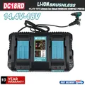 Produktbild: DC18RD Doppel Ladegerät Li-Ion für Makita 14,4/ 18V Schnellladegerät BL1850 DE