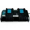 Produktbild: Für Makita original Akku Doppel Ladegerät Schnelladegerät DC18RD 14,4-18V Li-Ion