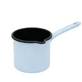 Produktbild: Riess Schnabeltopf mit Stiel 12cm,1Liter Backemaille Blau