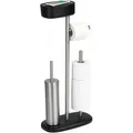 Produktbild: Stand Wc-garnitur Mit Box Rivazza, 4 In 1, Toilettenpapierständer Mit Ablage Wenko