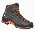 Produktbild: Salewa Wanderschuhe Mtn Trainer Mid GTX (Trekking, wasserdicht) asphaltgrau/orange Herren, Größe Euro (US): 47 (13)