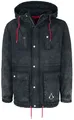 Produktbild: Assassin's Creed Parka Herren Assassin schwarz Fan-Merch, Gaming 100% Baumwolle