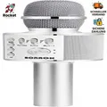 Produktbild: BONAOK Drahtloses Bluetooth-Karaoke-Mikrofon, Tragbares 3-in-1-Karaoke-Handmikro
