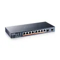 Produktbild: Zyxel 8-Port Multi-Gig 2.5G Cloud/Smart Managed PoE++ Switch @130W | mit 8 x PoE++(60W)| 2 x 10G SFP+ |Desktop oder Wandmontage [XMG1915-10EP]