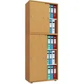 Produktbild: P & B Aktenschrank, Buche, Holzwerkstoff, 4 Fächer, 70x183x37 cm, Arbeitszimmer, Aktenschränke