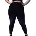 Produktbild: Anita Sporthose Tights Massage Effekt - Plus Size (1-tlg) Sport-Hose - Atmungsaktiv - Atmungsaktive Sporthose schwarz 50