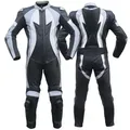 Produktbild: German Wear Motorradkombi GW416K grey Einteiler Motorradkombi Lederkombi 58/3XL