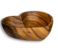 Produktbild: levandeo Schüssel Akazie 30x6cm Herz Holz Design Schale Obstschale Obstkorb Brotkorb Unikat Tischdeko