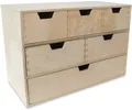 Produktbild: Creative Deco Schubladen-Box aus | 6 Schubladen | 42 x 20 x 28,5 cm (+/- 1 cm)