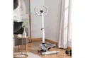 Produktbild: HOMCOM Stepper mit LCD-Bildschirm (Hometrainer für Zuhause, 1-tlg., Fitness Heimtrainer), höhenverstellbar, Weiß+Grau