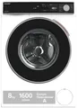 Produktbild: SHARP ES-NFA816BW1NA-DE Waschmaschine Frontlader mit 1600 Umdrehungen pro Minute, 8kg, 1600U/min, 15 Programme inkl. 12 Min. Kurzprogr., Allergiker-Programm, AquaStop, Weiß