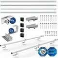 Produktbild: NuaSol Solarpanel Halterung 2er Set | PV & Solar, Ziegeldach, Aluprofil - Silber