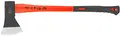 Produktbild: Connex Axt 1250 g - Vibrationsarmer Glasfaserstiel - Ideale Kraftübertragung - Gummiertes Griffende - Zur Bearbeitung von Holz / Universalaxt mit Schneidschutz / Spaltaxt / Fällaxt / COX840412