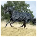 Produktbild: Bucas Pferde-Regendecke Bucas Irish Turnout Light 50g High Neck 1200D - black/gold 130 cm