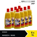 Produktbild: Sonax Wasch + Wax 03133410 Glanz Lackpfleg Reinigung 8x1 Liter = 8 Liter
