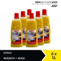 Produktbild: Sonax Wasch + Wax 03133410 Glanz Lackpfleg Reinigung 6x1 Liter = 6 Liter