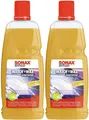 Produktbild: SONAX Wasch & Wax 2x1 Liter Auto Shampoo mit Carnauba Wachs Lack Pflege Reiniger