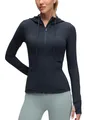 Produktbild: Damen Butterluxe Voll Reißverschluss Running Jacke Zip Tasche Sport Gym Hoodi...
