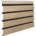 Produktbild: VILO Kunststoffpaneele FRONTO - Deckenpaneele für Wand und Decke - UV-beständig - einfache Klick-Montage - Eiche, Lange 2,95 m, 4 Stück - Bronze
