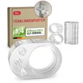 Produktbild: LouMaxx Türklinkenpuffer - 6er Set Türstopper Klinke, transparente Türstopper für Türklinke , Türgriff und Fensterklinke Anschlagdämpfer Stopper zum Schutz vor Macken