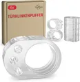 Produktbild: LouMaxx Türklinkenpuffer – 6er Set transparente Türstopper für Türklinke